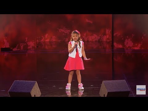 Angelica Hale ❥ 9-Year-Old Earns Golden Buzzer From Chris Hardwick - America's Got Talent 2017 HD